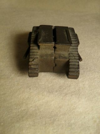Antique Cast Iron U.  S.  Army Tank Bank 3