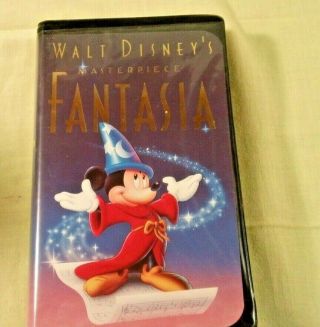 Disney Masterpiece Fantasia Vhs Tape 1132