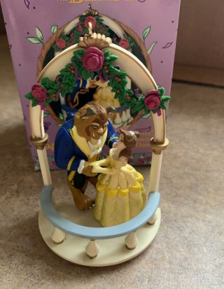 Vintage Enesco Disney Christmas Ornament - Beauty & The Beast Loves Sweet Dance
