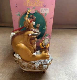 Vintage Enesco Disney Christmas Ornament - Beauty & The Beast - Beauty For Beast