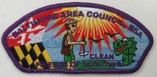 Baltimore Area Council,  Bsa Friends Of Scouting Csp Pur Bdr.  [c - 1963]