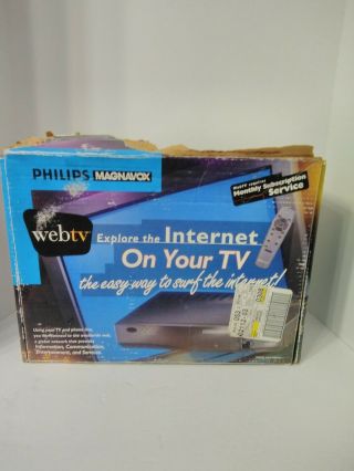 Philips Magnavox Webtv Web Tv Terminal Mat960a102,  Keyboard Swk - 8640 Vintage