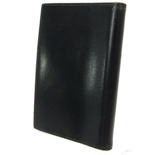 Hermes Mini Agenda Notebook Cover Black Veau Epsom ◯v=1992 Vintage Ak41451