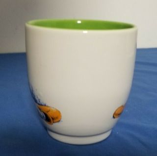 Disney Store Goofy Large Coffee Tea Mug Ceramic White with Green Interior 16 oz 2