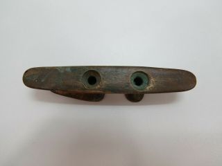 4,  1/8 inch Long Bronze Jam Boat Cleat - (XD3A211) 2