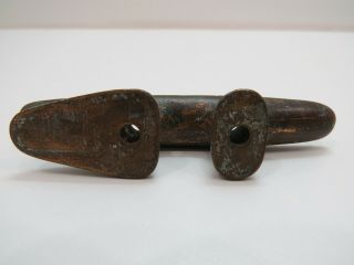 4,  1/8 inch Long Bronze Jam Boat Cleat - (XD3A211) 3
