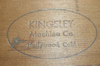 Vintage Kingsley Co Machine Type Hot Foil Stamping Letters Numbers 3