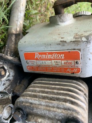 Remington Mall Logmaster Chainsaw Wood Cutter Vintage Chainsaw Remington Arms 3