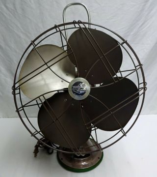 Vintage Emerson Electric 3 - Speed Oscillating Fan Model 77648 - So