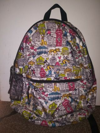 Disney Mickey Mouse And Friends Fab Backpack Authentic
