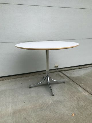 George Nelson Pedestal Coffee Table For Herman Miller Medium Top