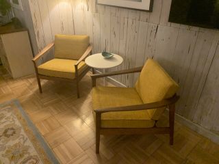 Dux Teak Colorado Lounge Chairs By Folke Ohlsson