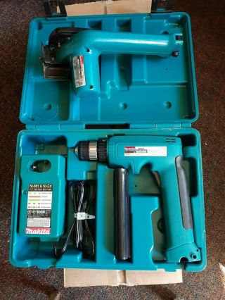 Makita Vintage 6095d Cordless Drill,  Battery,  5090d Saw & Dc1411 Charger