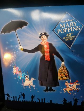Disney Mary Poppins 40th Anniversary Commemorative Lithograph Vintage Print 2004 3