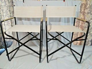Vintage 70s Lerolin Folding Chairs Made In Italy