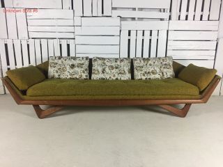 Vintage Adrian Pearsall Craft Associates Sofa Authentic,  W/tags