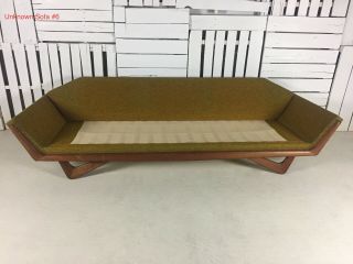 Vintage Adrian Pearsall Craft Associates Sofa Authentic,  w/tags 3