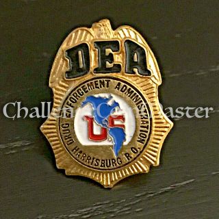 A4 Dea Drug Enforcement Administration Harrisburg Ro Lapel Pin