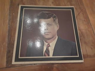 John F.  Kennedy A Memorial Lp Album Of Speeches From Diplomat Records 10000