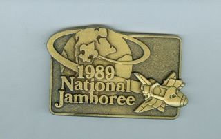 1989 Boy Scout National Jamboree Heavy Metal Belt Buckle