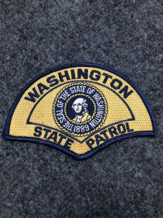 Washington State Patrol Police Patch Wa Trooper