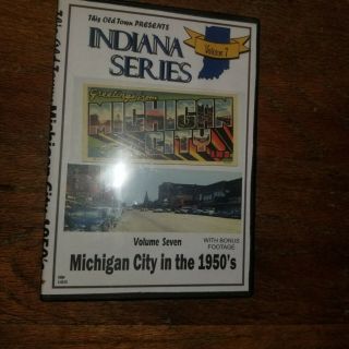 Michigan City,  Indiana 1950s On Dvd 16mm Film Color City Footage Rare 8 Chapters
