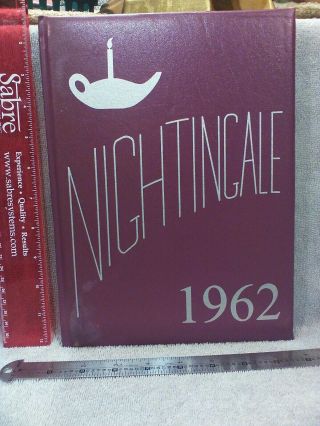 1962 Nightingale Washington Hospital School Of Nursing Washington Pa.  Yearbook