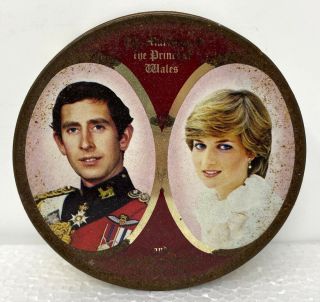 Vintage Princess Diana Prince Charles Royal Wedding Travel Sweets Smith Kendon