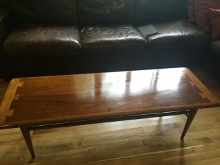 Mid Century Modern Acclaim Dovetailed Coffee Table By Lane 1373,  Finish
