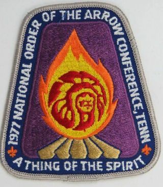1977 National Oa Conference Noac Patch With Cloth Back [s134]
