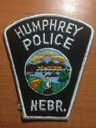 Vintage Patch Police Humphrey - Nebraska State