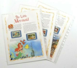Disney The Little Mermaid Classic Movies Collector Stamp Story Panels