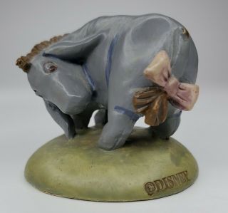 Disney Small Eeyore Resin Figurine / Statue By Charpente,  Classic Pooh Character