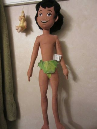 The Jungle Book Large 21 " Fiesta Plush Stuffed Mowgli Boy Doll Dq Entertainment