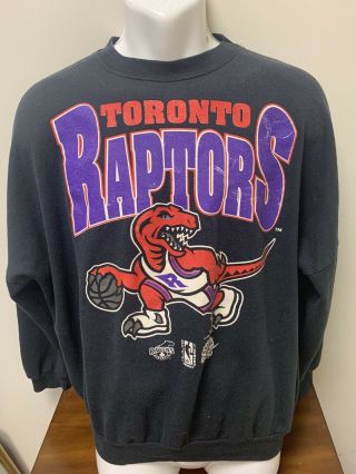 Vintage 1994 Toronto Raptors Nba Sweater Inagural Season