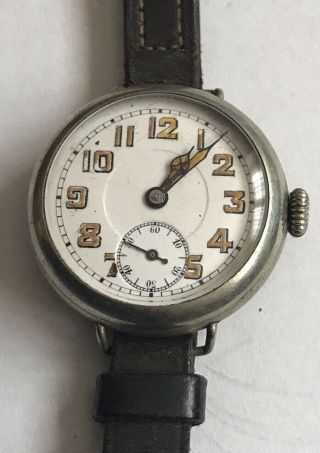 Vintage Military Trench Watch Swiss Made