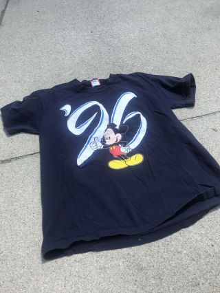 Walt Disney World 1996 Mickey Mouse Vintage Shirt Large/ Xl