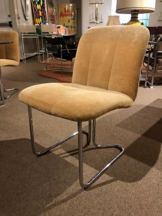 Design Institute of America Milo Baughman Dining Table,  4 Chairs c1967 3