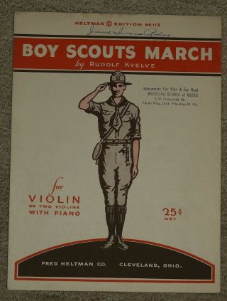 Scout Sheet Music: The Boy Scout March