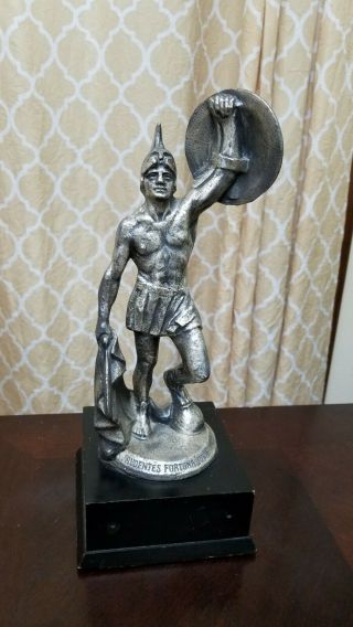 Avard Fairbanks Roman Gladiator Statue Sculpture Vtg 1961 Chevrolet Dealer Award