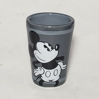 Disney Parks Mickey The Mouse Is In The House Black And White Ceramic Shot Glass