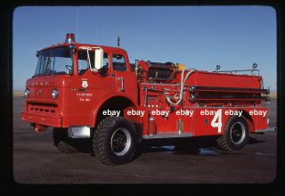 Usaf Montana Ang Great Falls 1974 Ford C Ward La France Fire Apparatus Slide