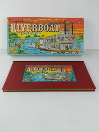Vintage 60 ' s Disneyland Riverboat Game Walt Disney Productions Parker Brothers 2