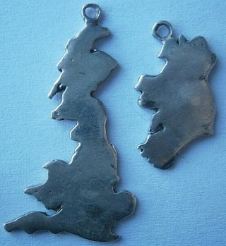 2 Pendant Uk Sterling Silver 925 United Kingdom Great Britain Northern Ireland