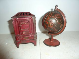 Two Banks One Money Cast Iron Penny Bank