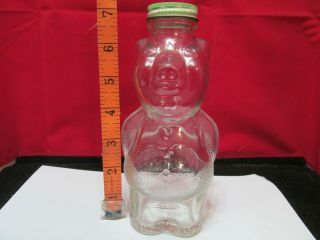 Rare Vintage Pig Glass Bottle Bank Mid 1950 