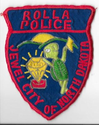 Rolla Police Department,  North Dakota Shoulder Patch