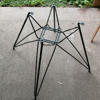 Black Eiffel Tower Chair Base For Vintage Herman Miller Eames Shell Dsr Dar.