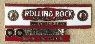 Rare Pennsylvania Jaycees Rolling Rock Trailer Hat Pin Approx.  3/4 " X 1 3/4 "