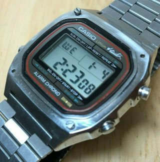 Vintage Casio Dw - 1000 Mod 280 G - Shock Mens 200m Digital Watch Hours Battery